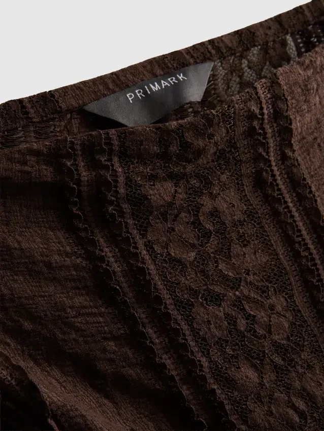 Bandeau de renda em mistura de algodão