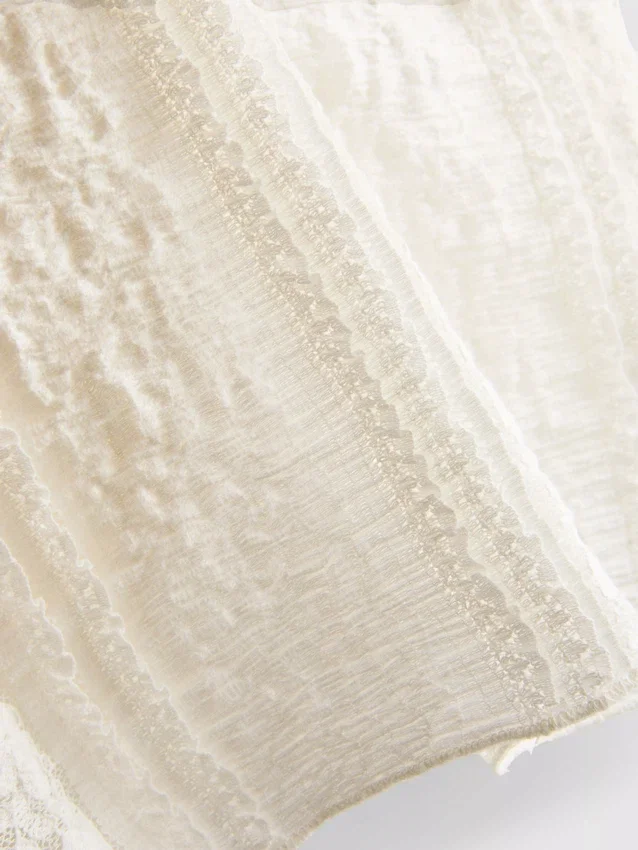 Bandeau de renda em mistura de algodão