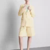 Blazer Lila de botões simples