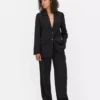 Blazer Lila de botões simples
