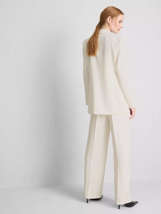 Blazer Lila de botões simples