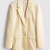 Blazer Lila de botões simples