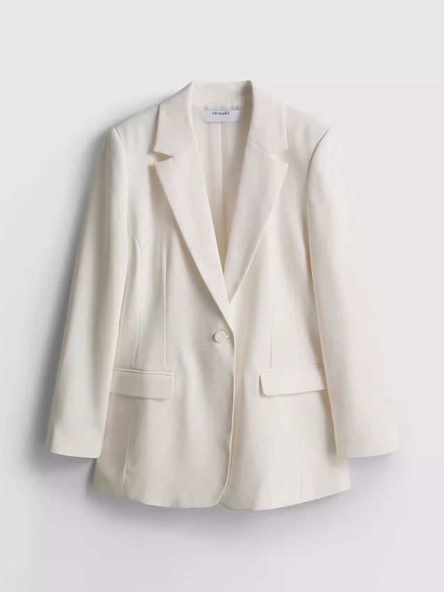 Blazer Lila de botões simples