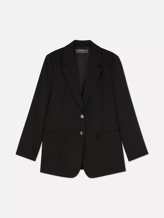 Blazer Lila de botões simples