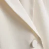 Blazer Lila de botões simples