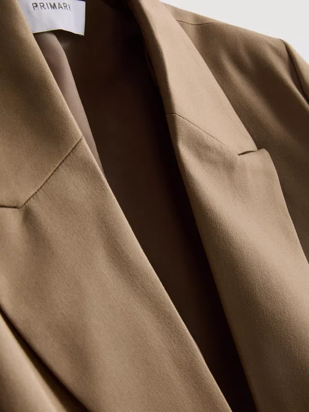 Blazer oversized de botões únicos