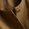 Blazer safari com cinto em mistura de algodão