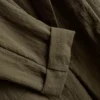 Blazer texturado com lapelas recortadas
