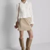 Blusa com bainha peplum franzida