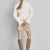 Blusa com bainha peplum franzida