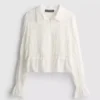 Blusa com bainha peplum franzida