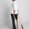 Blusa de manga 3/4 com decote em V