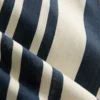Blusa às riscas com bainha pontiaguda