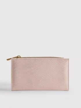 Bolsa com efeito de pele de crocodilo