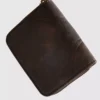 Bolsa com fecho de correr com efeito envelhecido