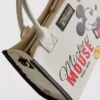 Bolsa de compras em couro sintético da Disney com o Mickey e os amigos