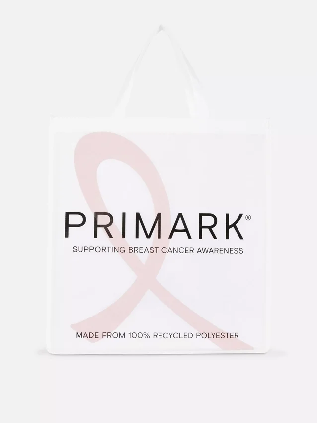 Bolsa de compras grande de sensibilização para o cancro da mama