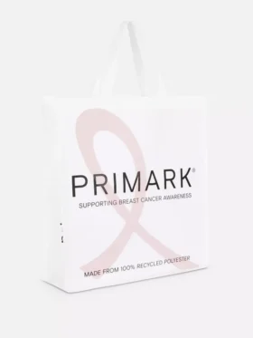 Bolsa de compras grande de sensibilização para o cancro da mama