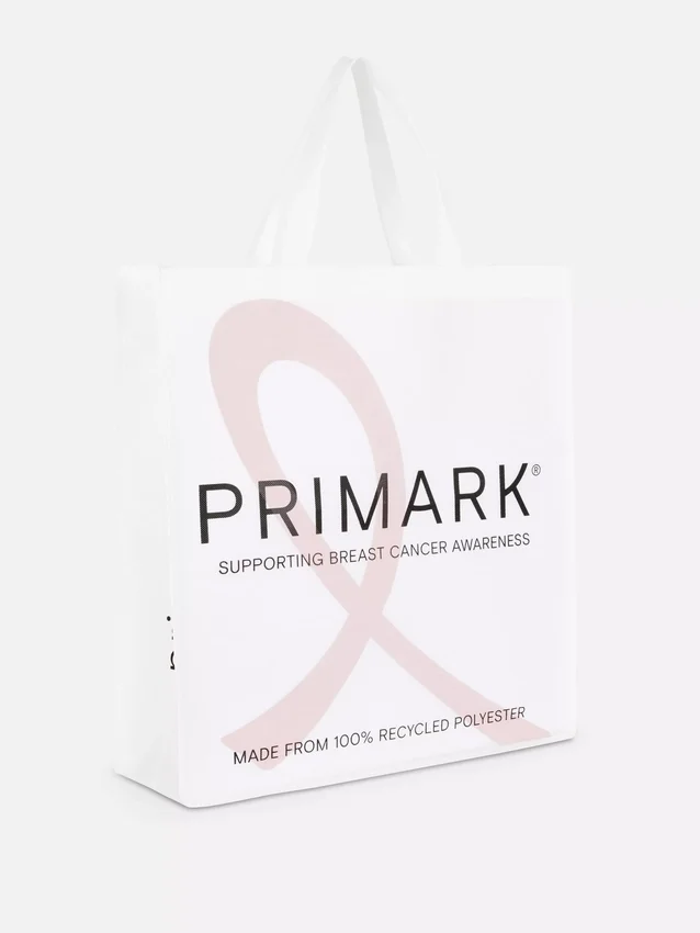 Bolsa de compras grande de sensibilização para o cancro da mama