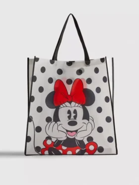 Bolsa de compras reutilizável da Minnie Mouse da Disney