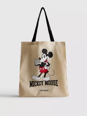 Bolsa de lona da Disney com o Mickey e os amigos