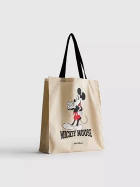 Bolsa de lona da Disney com o Mickey e os amigos