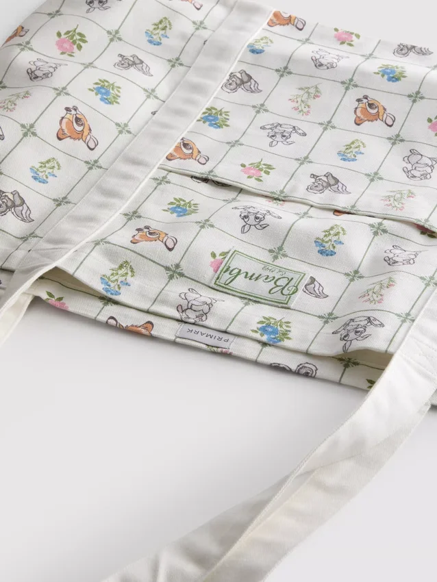 Bolsa de lona de algodão Bambi XL da Disney