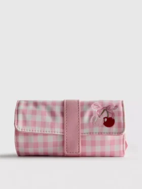 Bolsa para joias em xadrez