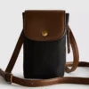 Bolsa para telemóvel em imitação de couro