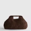Bolsa tipo clutch em tecido
