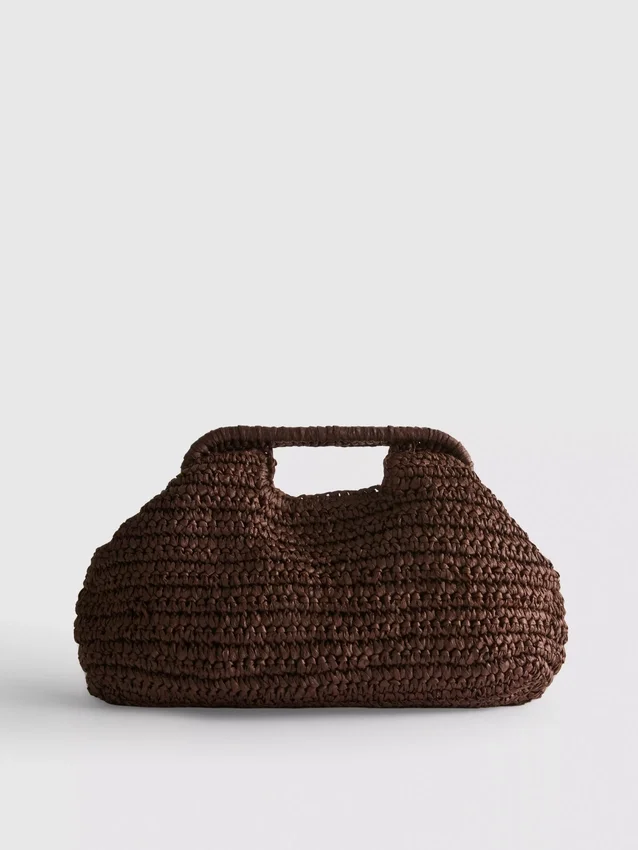 Bolsa tipo clutch em tecido