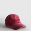 Boné de basebol bordado e desbotado