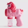 Brinquedo «pistola de bolhas» em forma de unicórnio