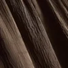 Calças de cetim com perna reta texturizadas