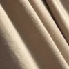 Calças de cintura elástica e perna larga