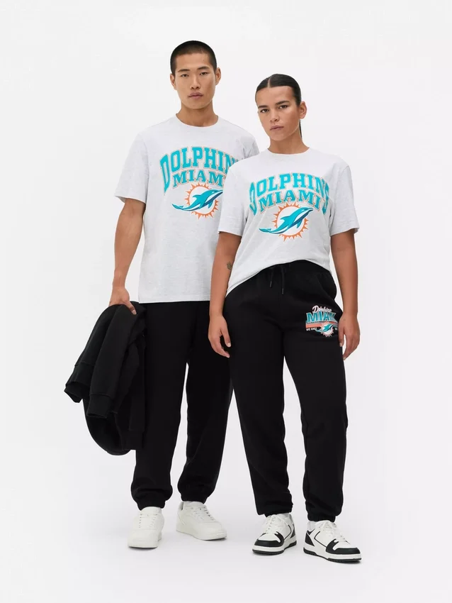 Calças de fato de treino dos Miami Dolphins da NFL