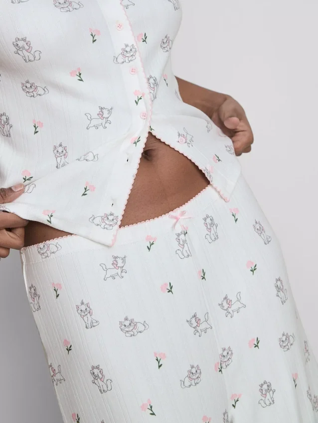 Calças de pijama caneladas da Marie, do filme «Os Aristogatos» da Disney