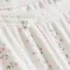 Calças de pijama com ponto floral