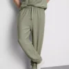 Calças de pijama com textura