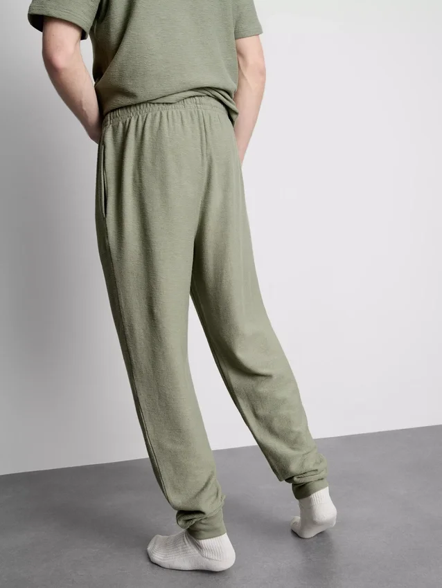 Calças de pijama com textura