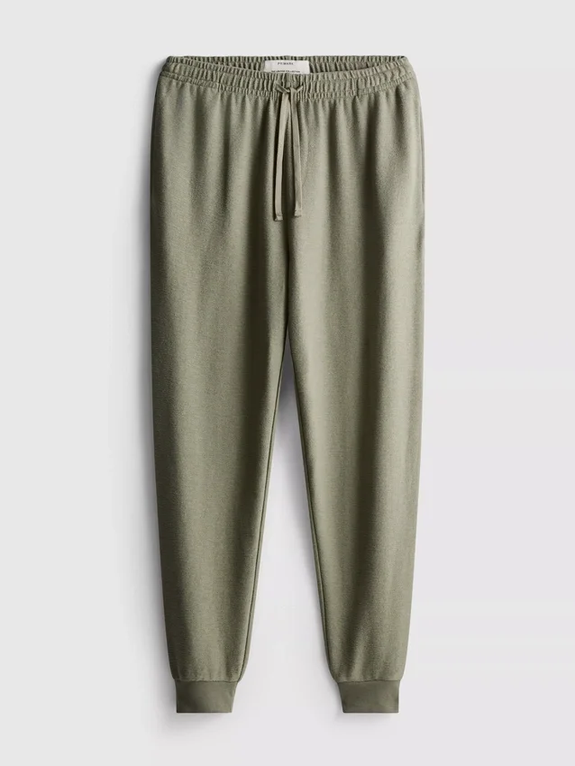 Calças de pijama com textura