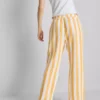 Calças de pijama de perna reta com folhos «Love to Lounge»