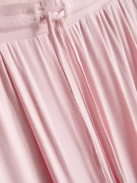 Calças de pijama descontraídas com elevado teor de modal