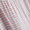 Calças de pijama às riscas com canelado