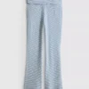 Calças de pijama às riscas com canelado «Love to Lounge»
