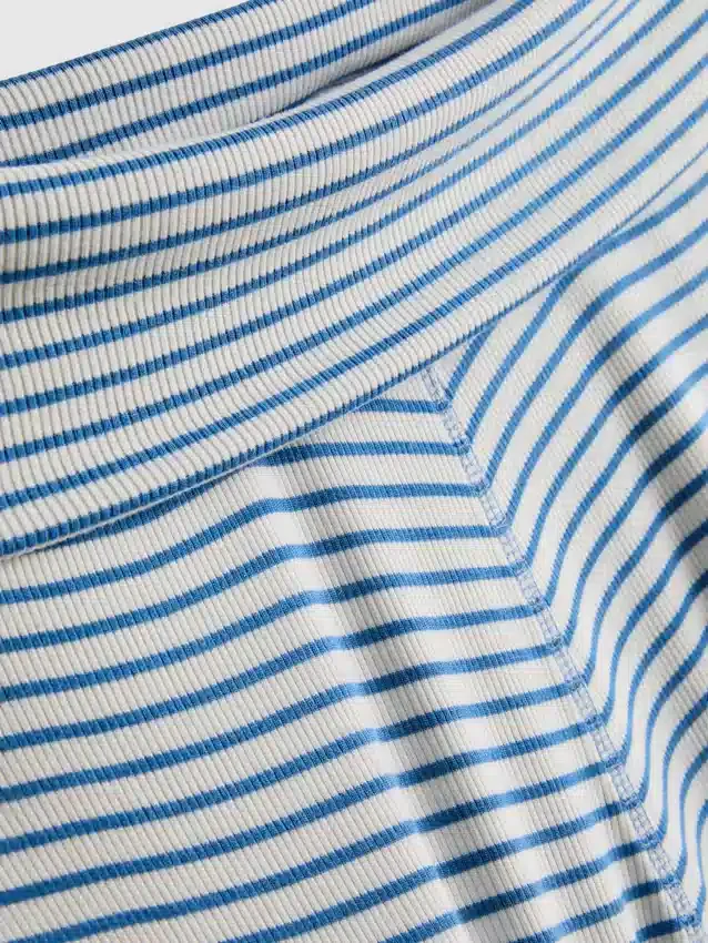 Calças de pijama às riscas com canelado «Love to Lounge»