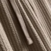Calças de pijama às riscas texturizadas
