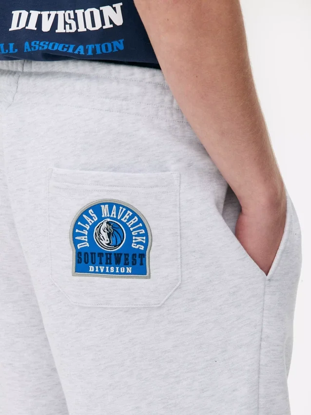 Calças de treino com cordão da NBA Dallas Mavericks