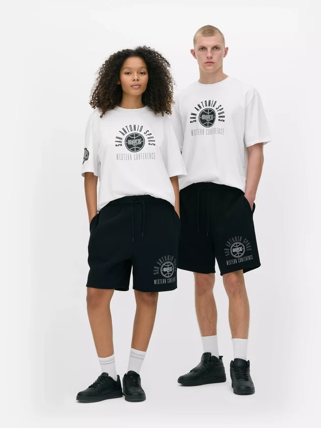 Calças de treino com cordão do San Antonio Spurs da NBA
