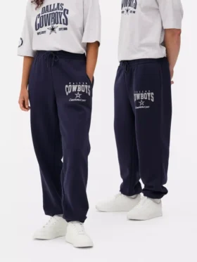 Calças de treino com estampado dos Dallas Cowboys da NFL